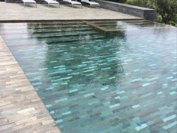 Projeto Piscina Quartzito Verde